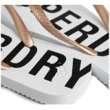 SUPERDRY SDCD CODE ESSENTIAL FLIP FLOP WF310155A-7BJ Λευκό