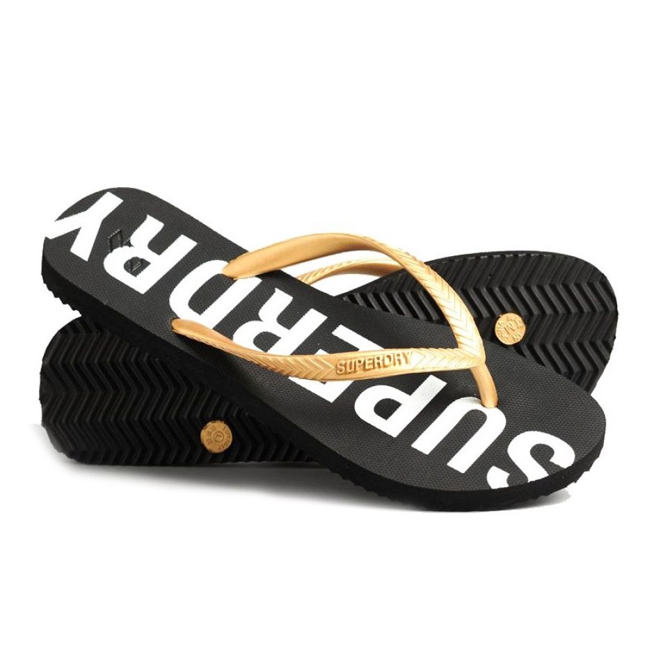 SUPERDRY SDCD CODE ESSENTIAL FLIP FLOP WF310155A-M4R Μαύρο