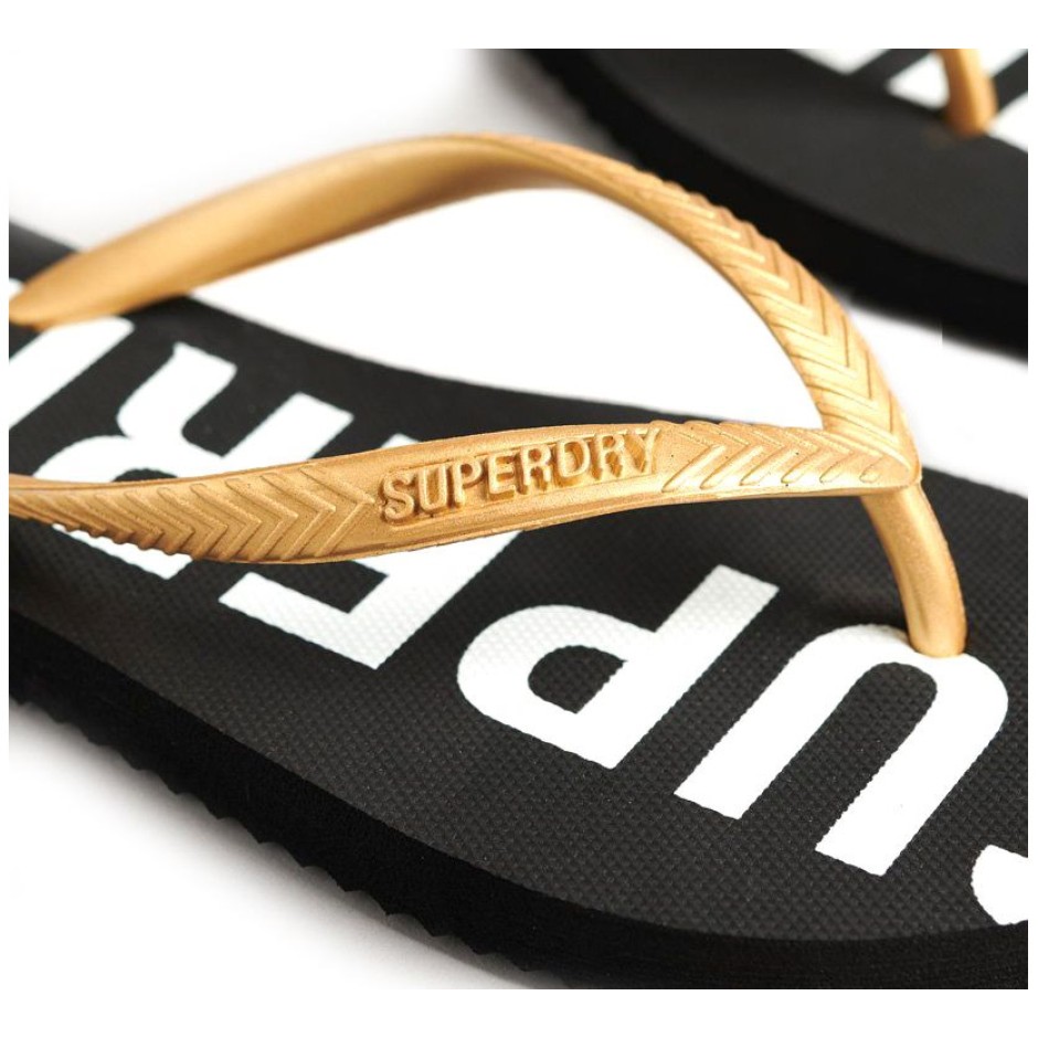 SUPERDRY SDCD CODE ESSENTIAL FLIP FLOP WF310155A-M4R Μαύρο