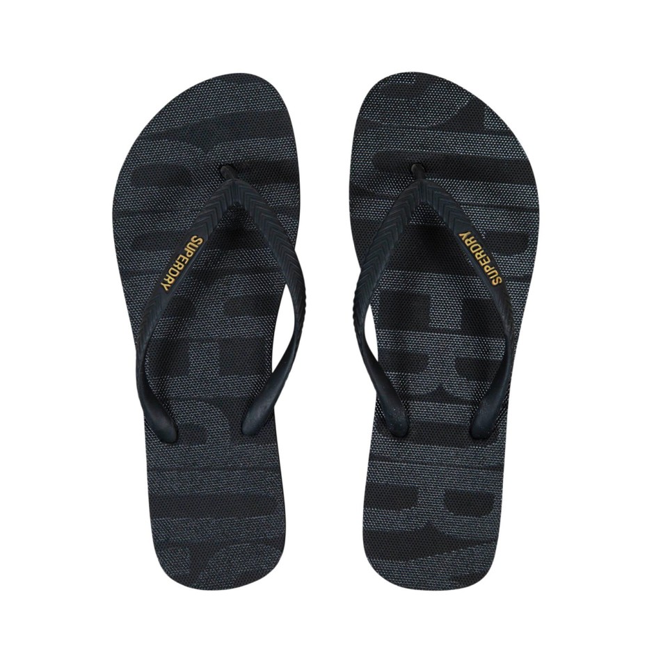 Women's Flip-Flops Black - Superdry Essential