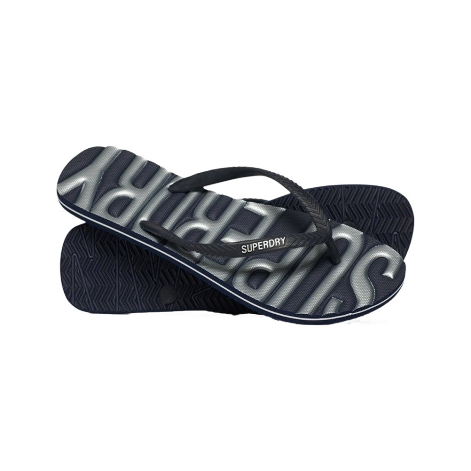 SUPERDRY D2 NONE VINTAGE VEGAN FLIP FLOP WF310228A-DRI Blue