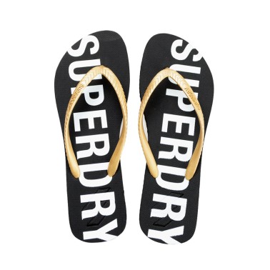 SUPERDRY SDCD CODE ESSENTIAL FLIP FLOP WF310155A-M4R Μαύρο