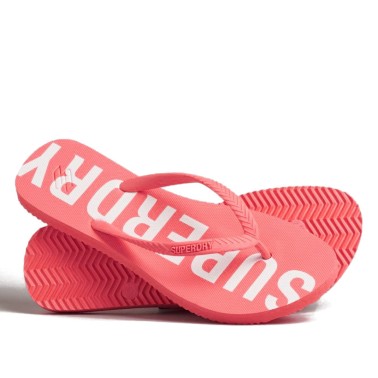 SUPERDRY SDCD CODE ESSENTIAL FLIP FLOP WF310155A-PY7 Κοραλί