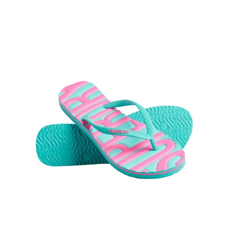 SUPERDRY VINTAGE VEGAN FLIP FLOPS WF310197A-80H Alcohol