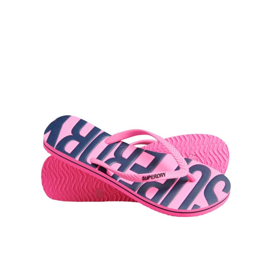 SUPERDRY VINTAGE VEGAN FLIP FLOPS WF310197A-28R Pink