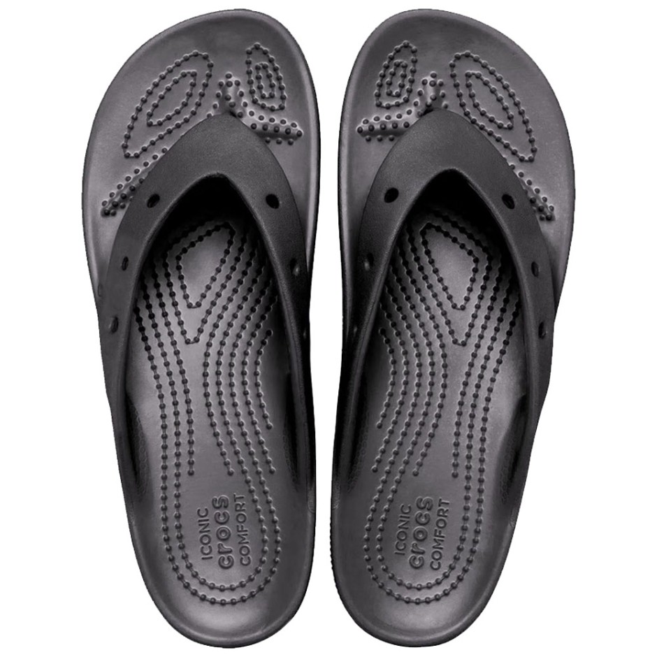 CROCS CLASSIC PLATFORM FLIP-FLOPS Μαύρο