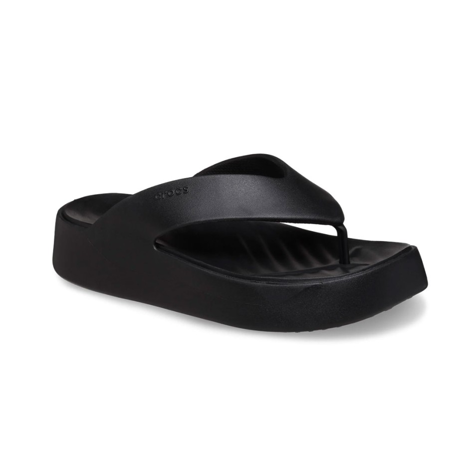 Γυναικείες Σαγιονάρες Μαύρες - Crocs Getaway Platform Flip