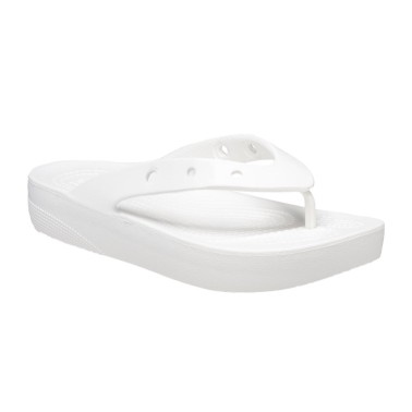 CROCS CLASSIC PLATFORM FLIP-FLOPS Λευκό