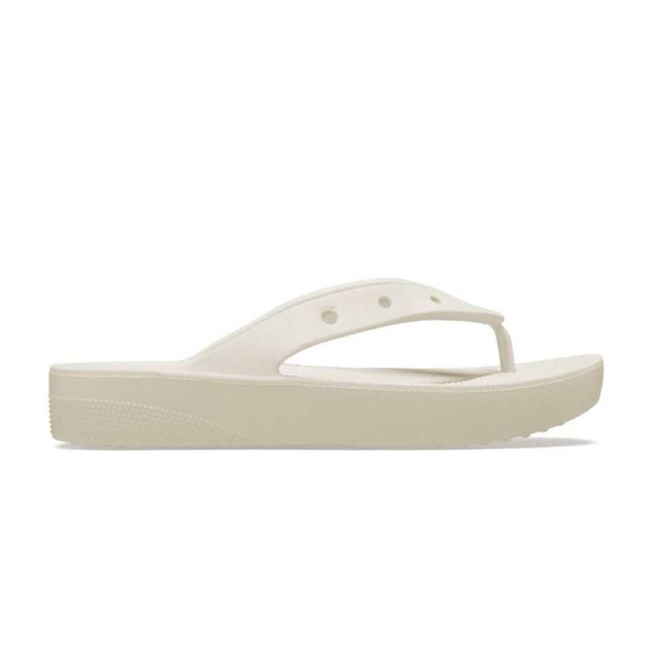 CROCS CLASSIC PLATFORM FLIP W 207714-2Y2 Beige