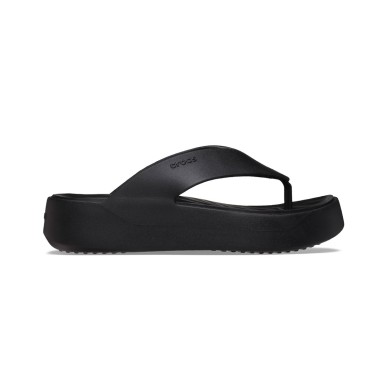 Γυναικείες Σαγιονάρες Μαύρες - Crocs Getaway Platform Flip