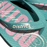 Women's Flip-Flops Turquoise - District75  Image 1