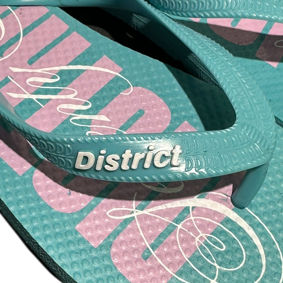 Women's Flip-Flops Turquoise - District75 