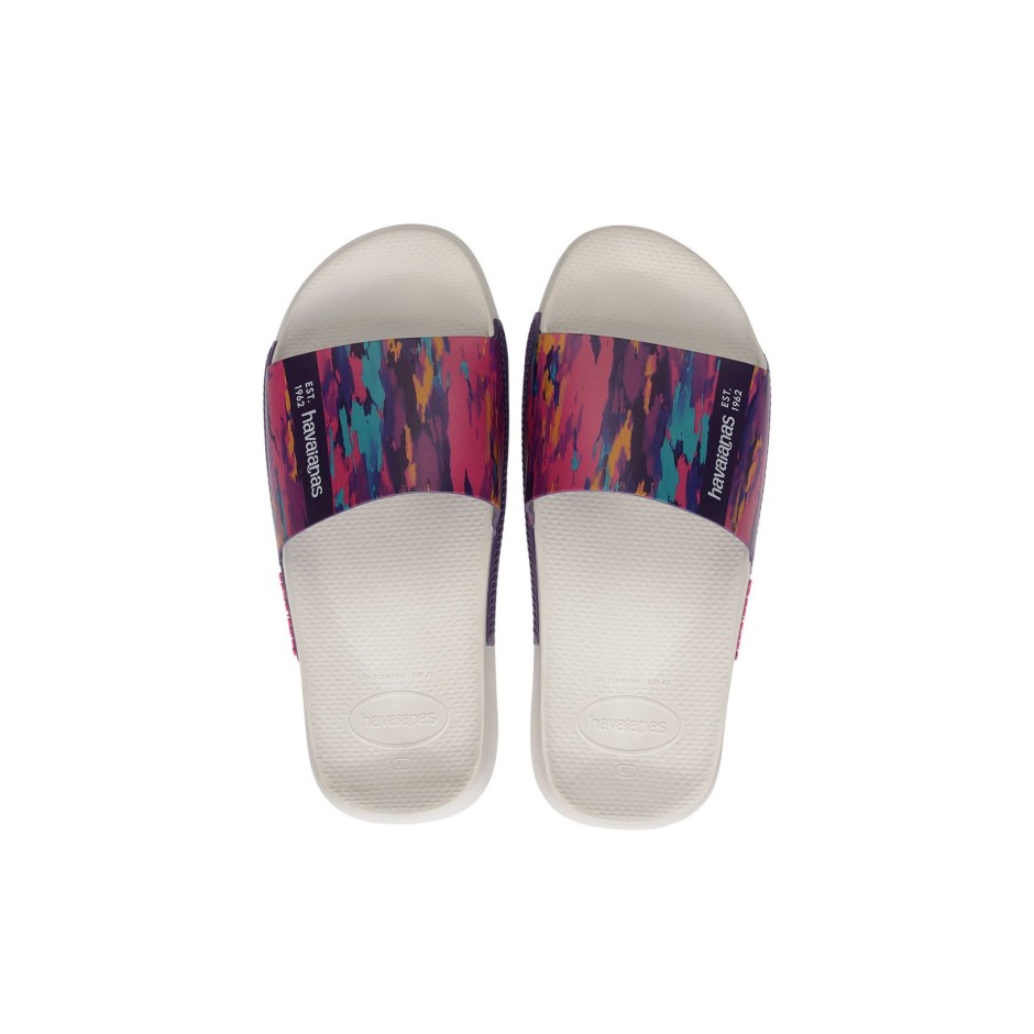 HAVAIANAS HAV. SLIDE PRINT 4147329-0001 Λευκό