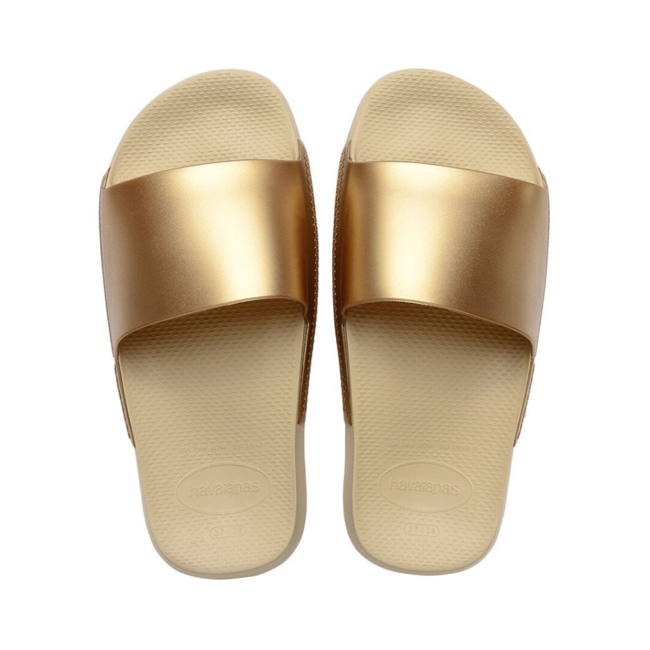 Γυναικείες Παντόφλες Χρυσές - Havaianas Classic Metallic