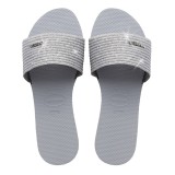 Γυναικείες Παντόφλες Γκρι - Havaianas You Malta Metallic Εικόνα 
