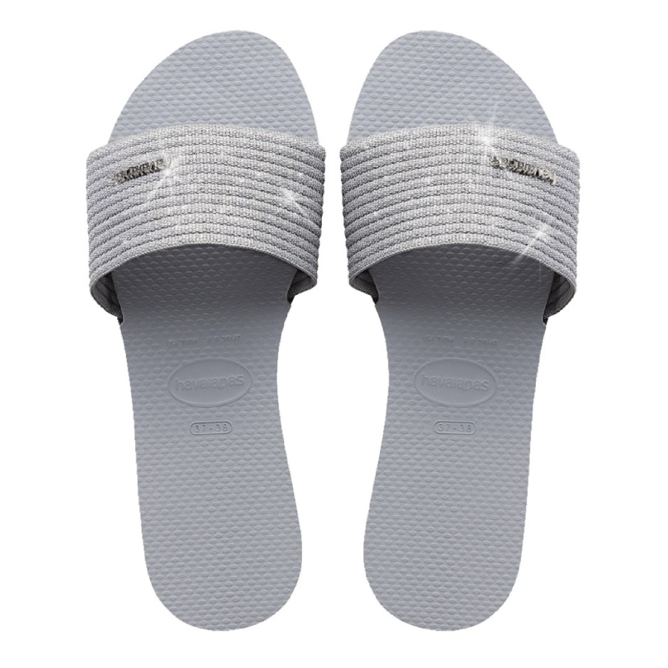 Γυναικείες Παντόφλες Γκρι - Havaianas You Malta Metallic