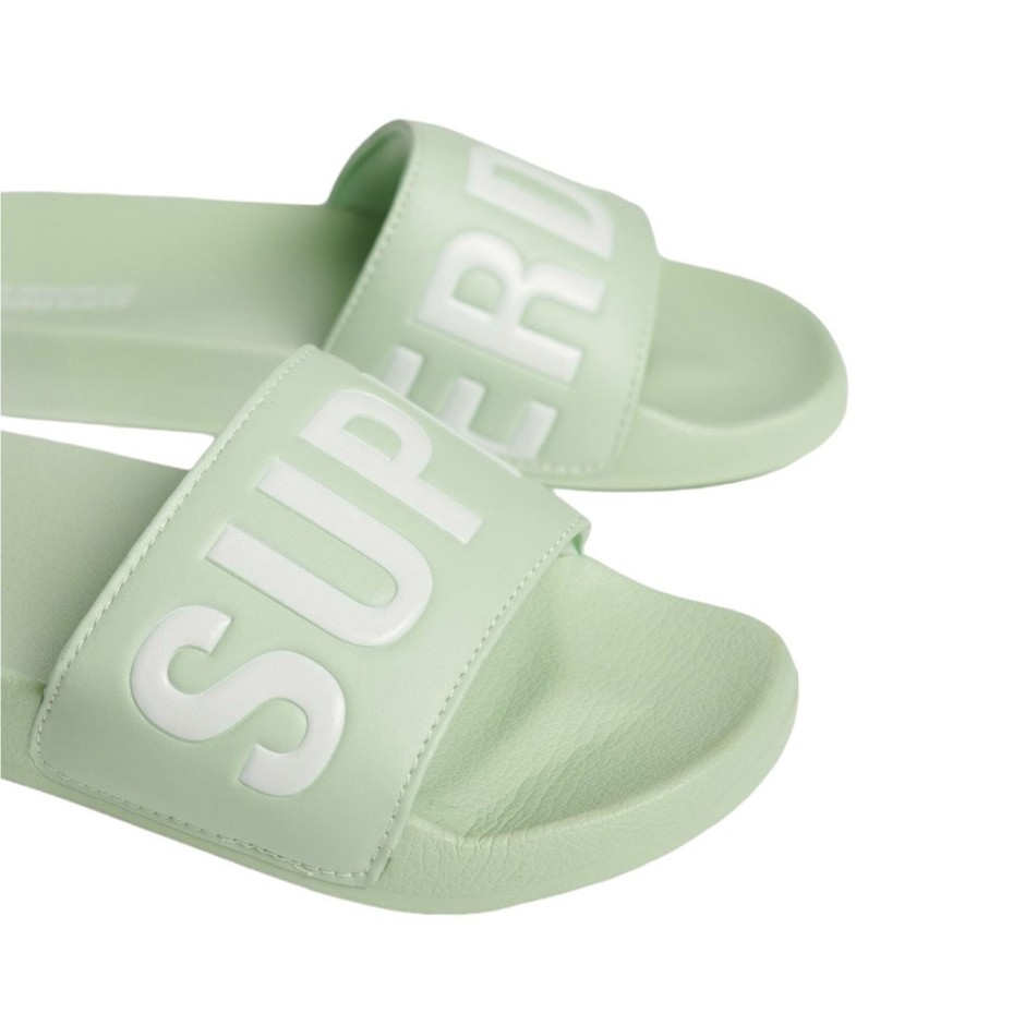 Γυναικείες Παντόφλες Λαχανί - Superdry Core Vegan Pool Slide
