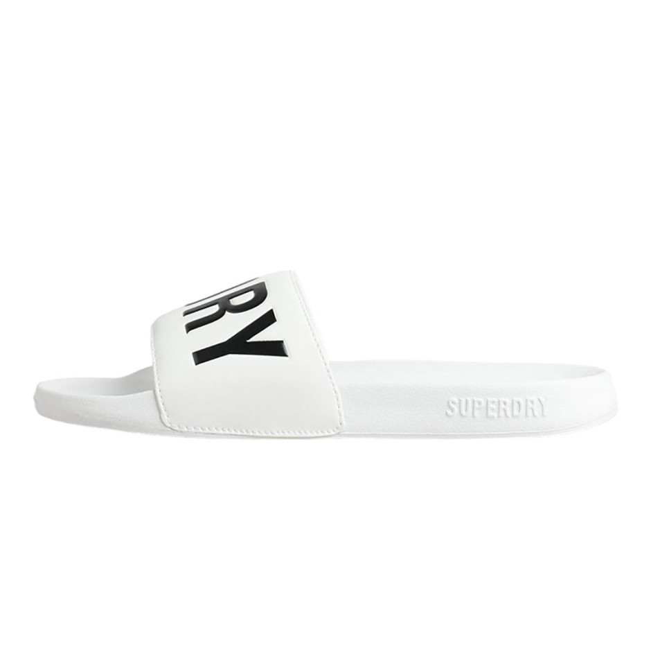 Γυναικείες Παντόφλες Λευκές - Superdry Core Vegan Pool Slide