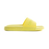 SUPERDRY D2 SDRY LOGO VEGAN POOL SLIDE WF310216A-9MO Yellow Image 3