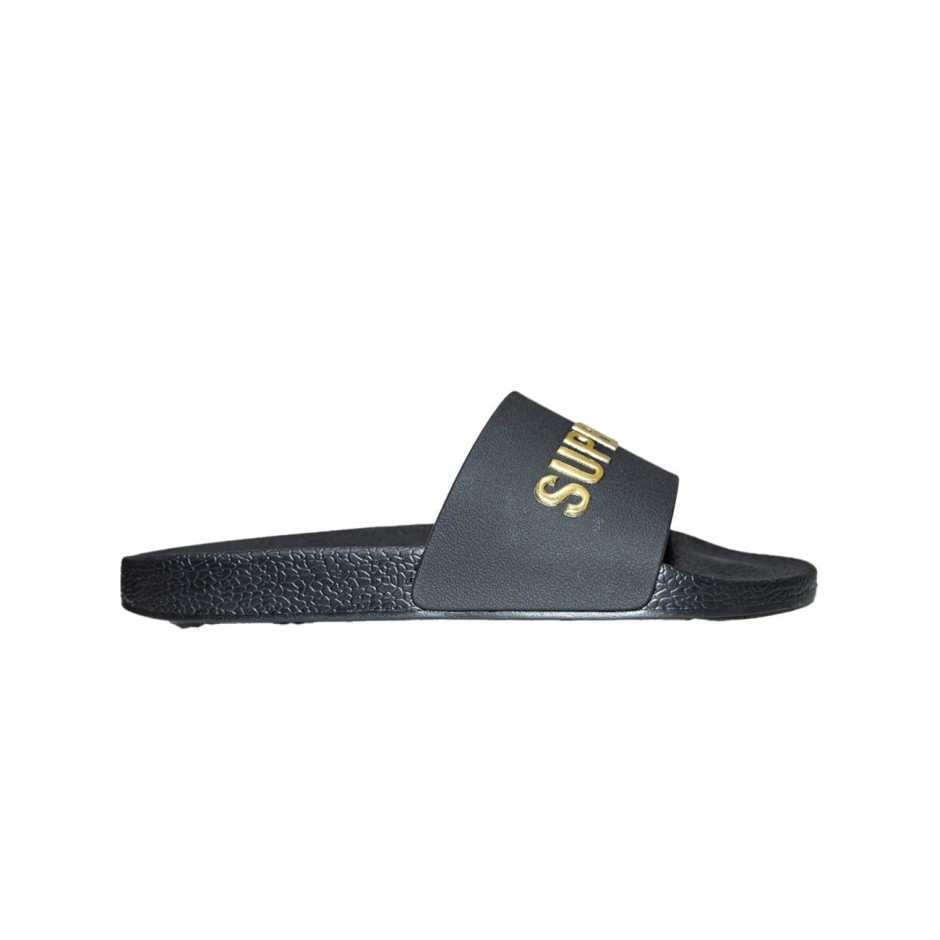 Γυναικείες Παντόφλες Μαύρες - Superdry Logo