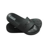 Γυναικείες Παντόφλες Μαύρες - Superdry Logo Vegan Pool  Εικόνα 