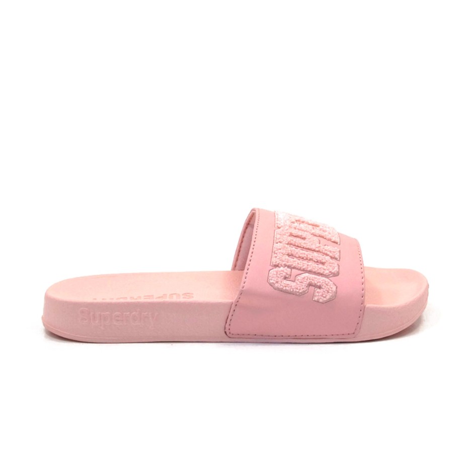 SUPERDRY HIGH BUILD LOGO POOL SLIDE WF310109A-YU4 Pink