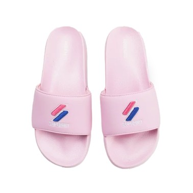 SUPERDRY SDCD CODE ESSENTIAL POOL SLIDE WF310158A-5YA Ροζ