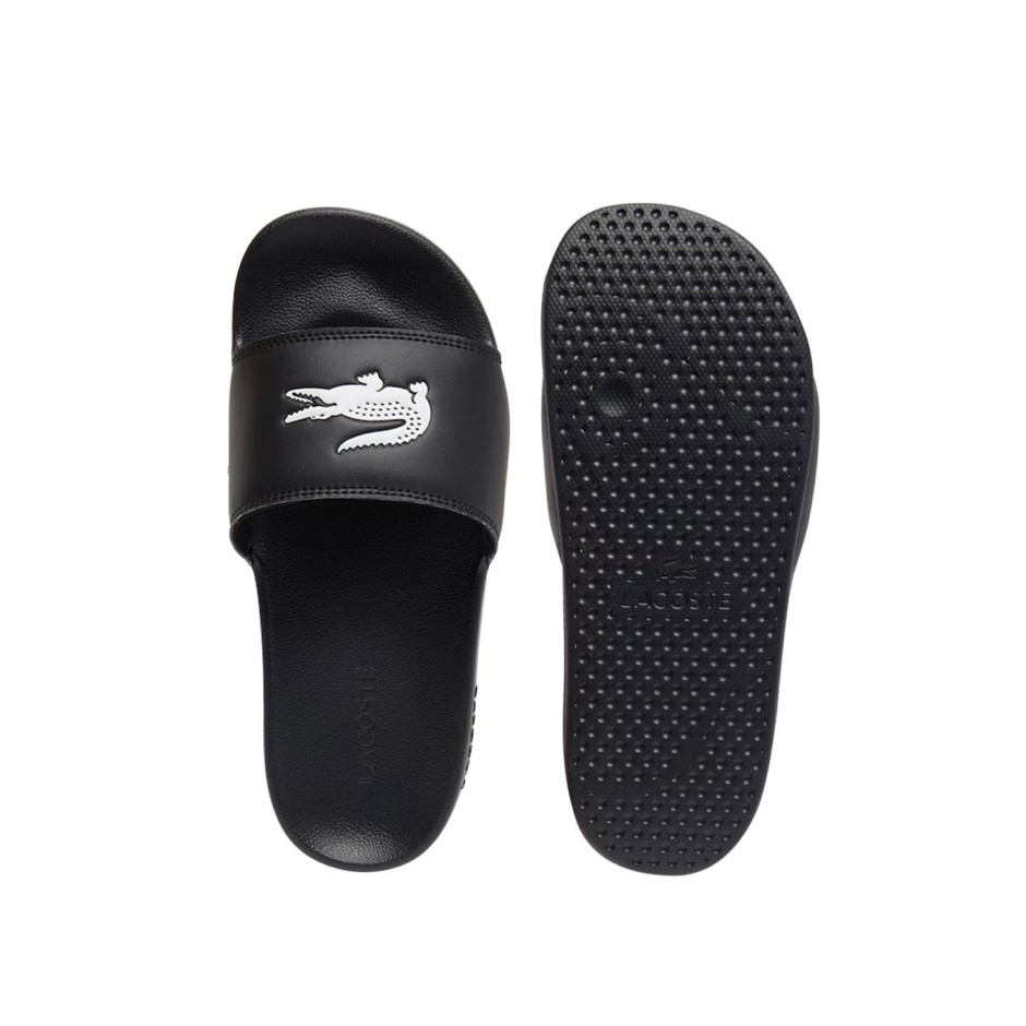 Γυναικείες Παντόφλες Μαύρες - Lacoste Serve Slide 0.0