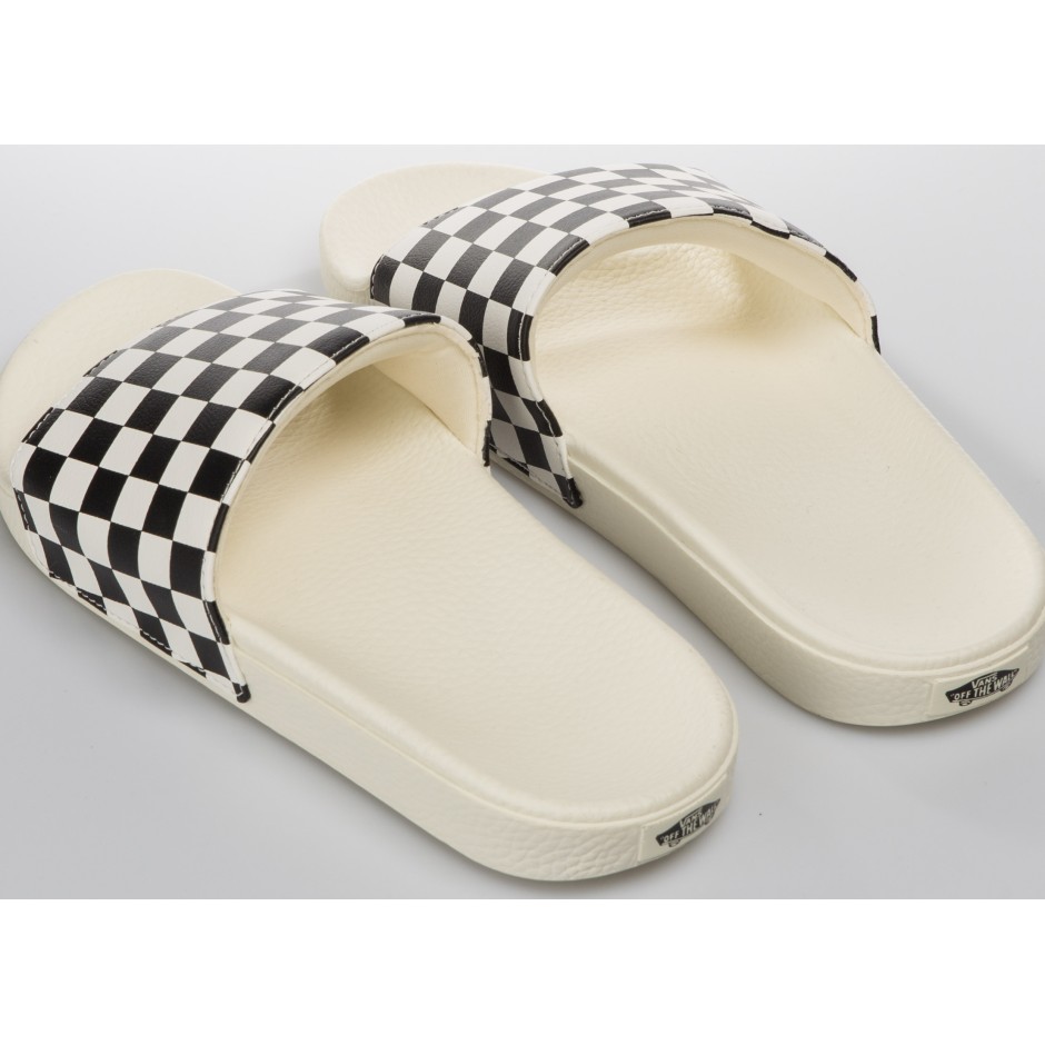 VANS WM SLIDE-ON V4LG27K-27K Λευκό-Μαυρο