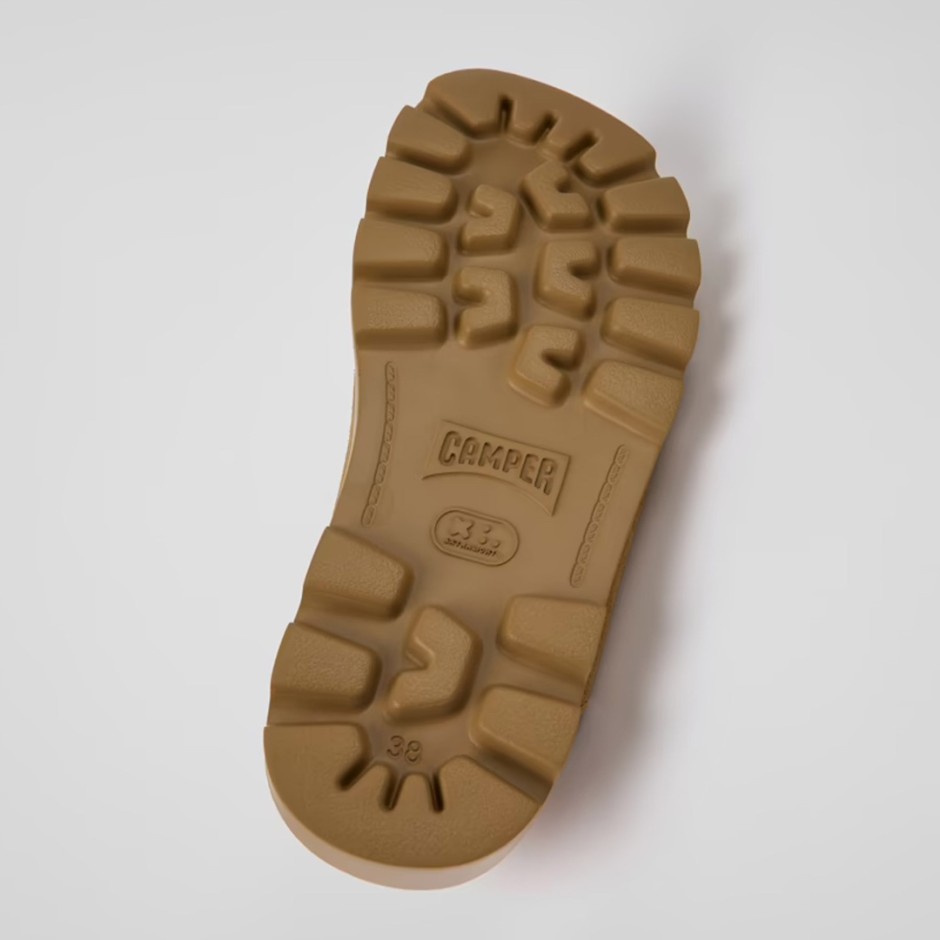 Camper Brutus Sandal K201545 Clog voor dames, middenbruin 005, 37 EU