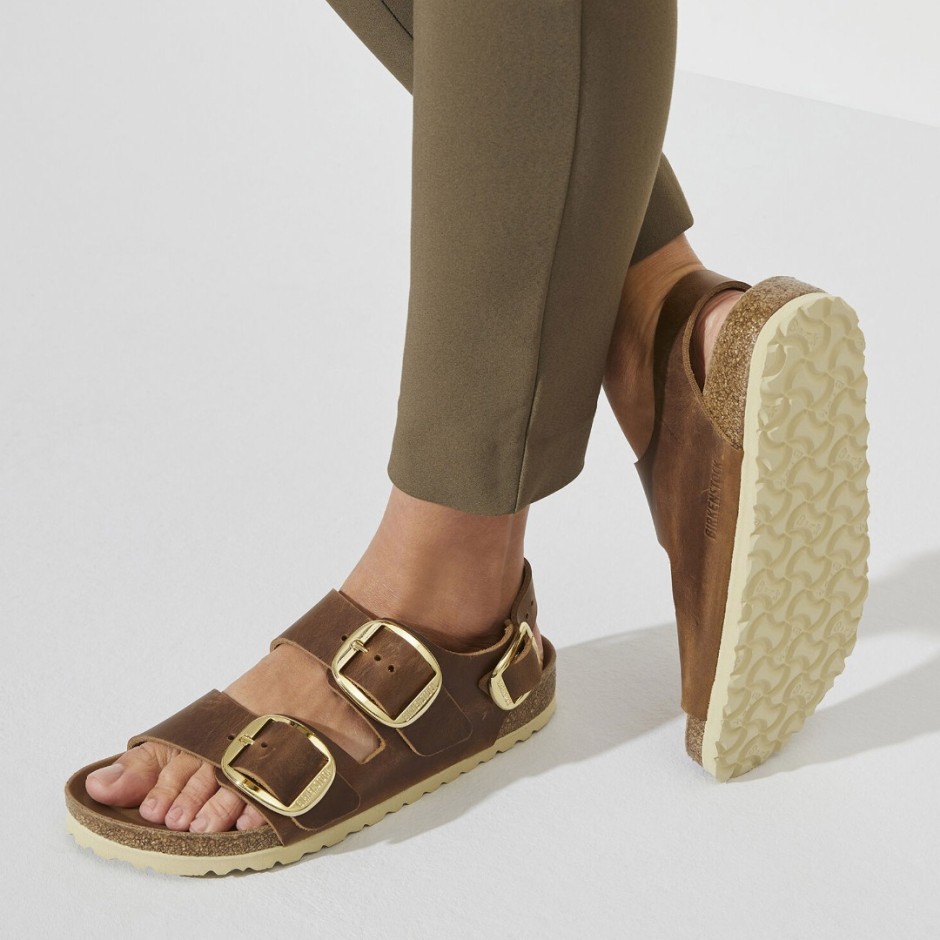 Birkenstock Milano Καφέ - Γυναικεία Σανδάλια