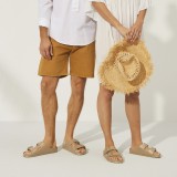 Birkenstock Arizona Χρυσό - Γυναικεία Σανδάλια Εικόνα 7