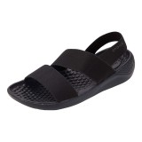 CROCS LITERIDE STRETCH SANDAL W 206081-060 Black Image 0