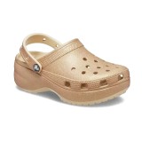 CROCS  CLASSIC PLATFORM GLITTER CLOG W 207241-2DS Gold Image 0