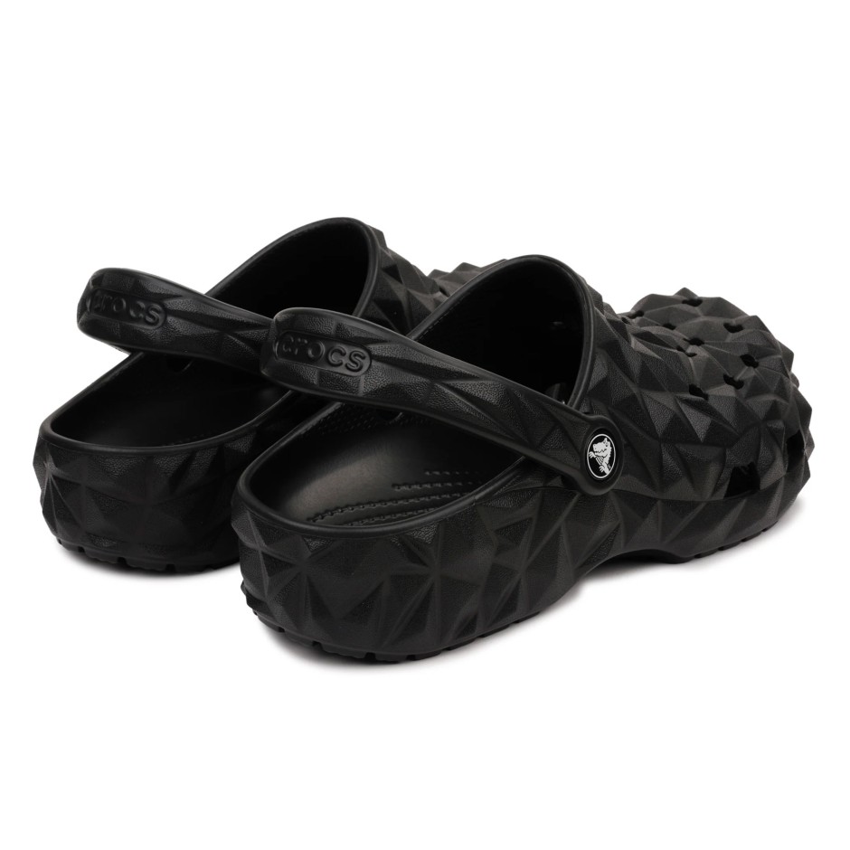 Γυναικεία Σανδάλια Μαύρα - Crocs Classic Geometric Clog