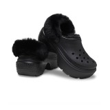CROCS STOMP LINED CLOG 208546-001 Black Image 0