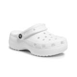 CROCS CLASSIC PLATFORM CLOG W 206750-100 White Image 0