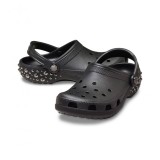 Γυναικεία Σανδάλια Μαύρα - Crocs Classic Studded Clog Εικόνα 2