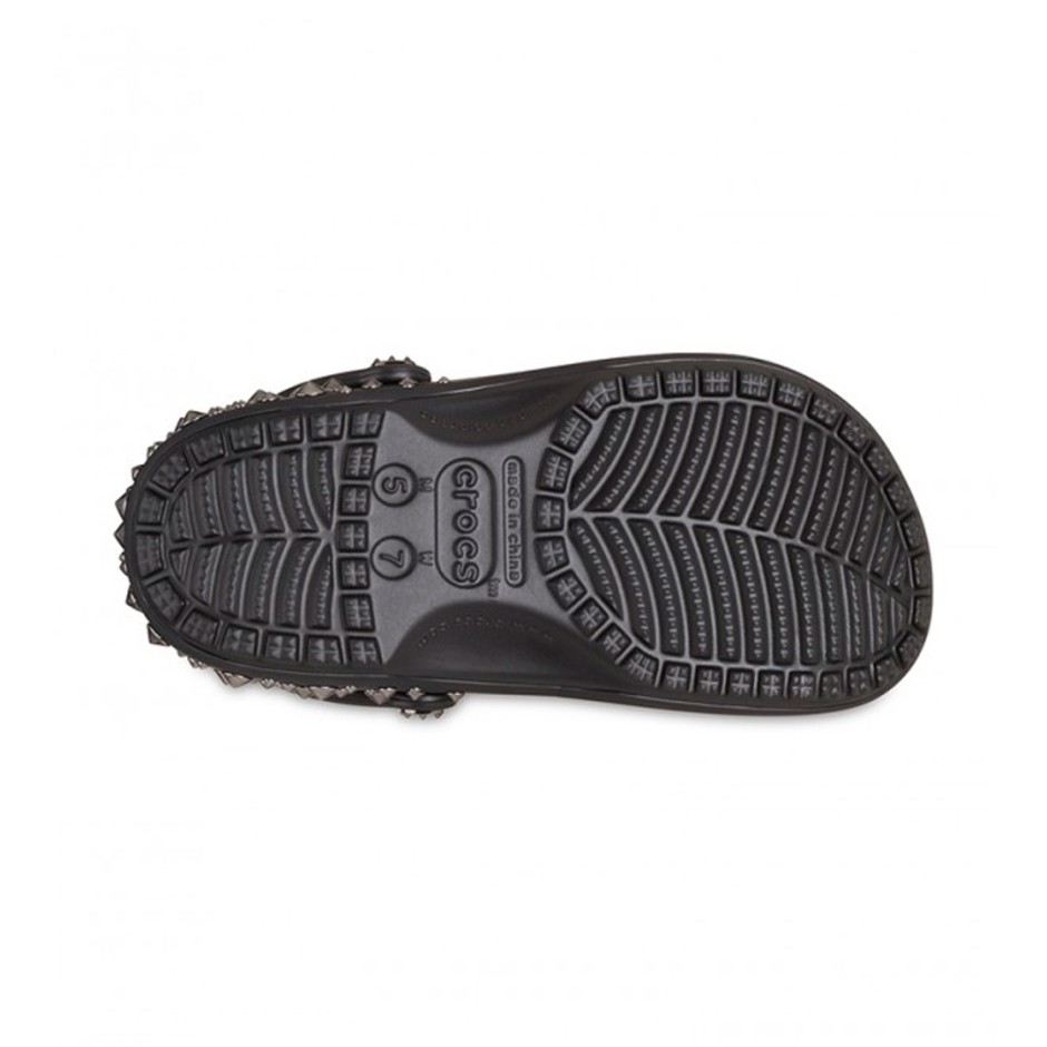 Γυναικεία Σανδάλια Μαύρα - Crocs Classic Studded Clog