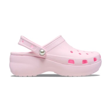 Γυναικεία Σανδάλια Ροζ - Crocs Classic Platform Pearl