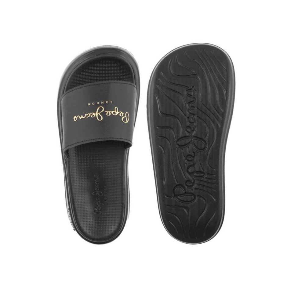 Γυναικεία Σανδάλια Μαύρα - Pepe Jeans Bella Log