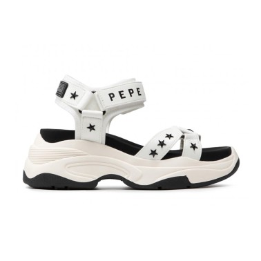 PEPE JEANS PLS90567-800 Λευκό