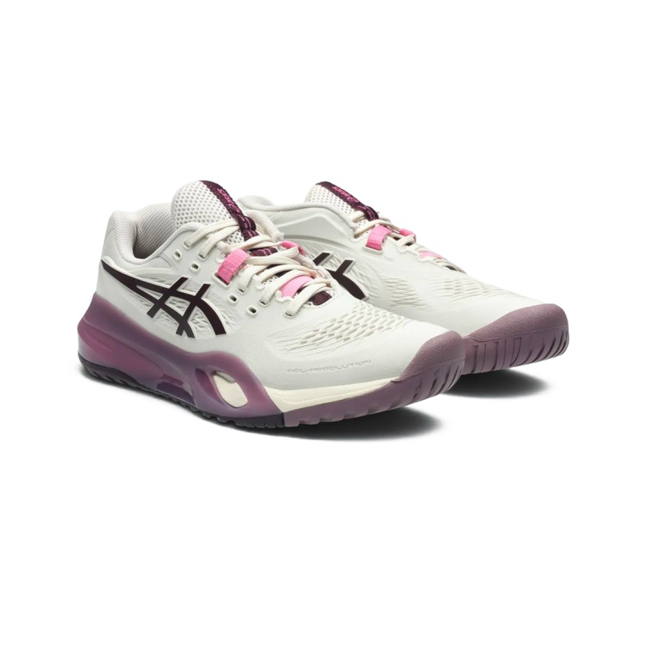 Γυναικεία Παπούτσια Τένις Μπεζ - ASICS GEL-RESOLUTION X