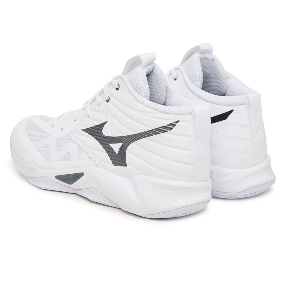 Γυναικεία Παπούτσια Βόλεϊ Λευκά - Mizuno Wave Momentum Pro Mid