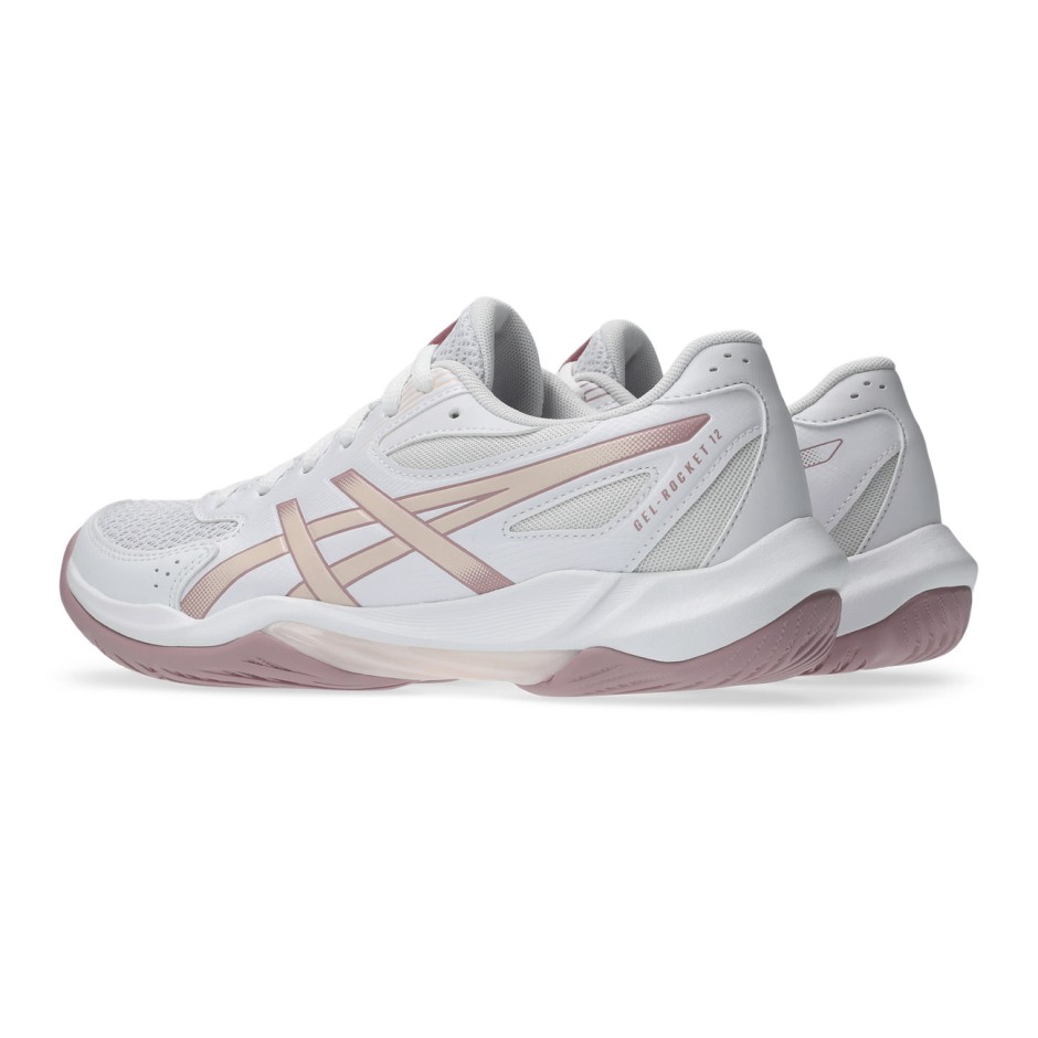 Women's Volleyball Shoes White - ASICS GEL-ROCKET 12 