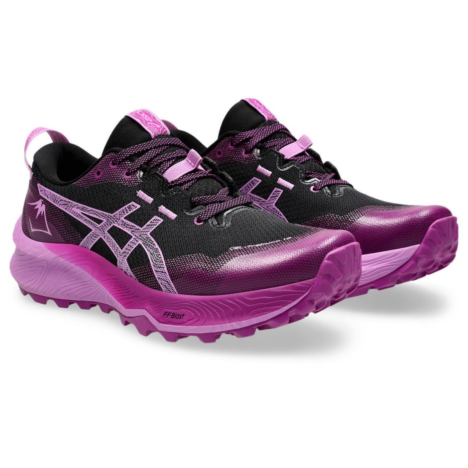 Γυναικεία Παπούτσια Trail Running Μαύρα - ASICS GEL-TRABUCO 12