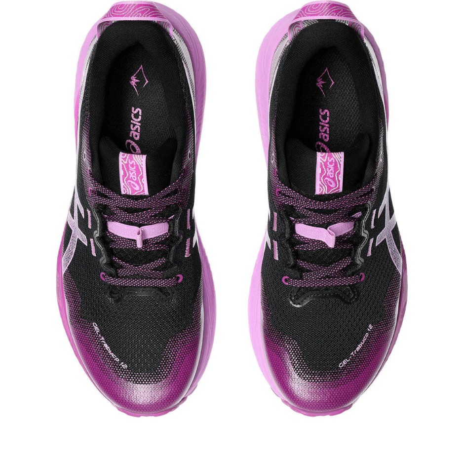 Γυναικεία Παπούτσια Trail Running Μαύρα - ASICS GEL-TRABUCO 12