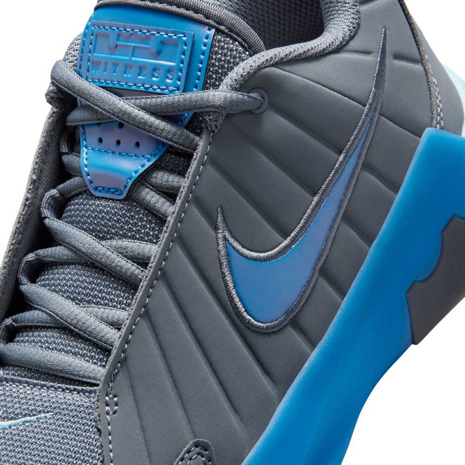 Παιδικά Παπούτσια Μπάσκετ Γκρι - Nike LeBron Witness 9