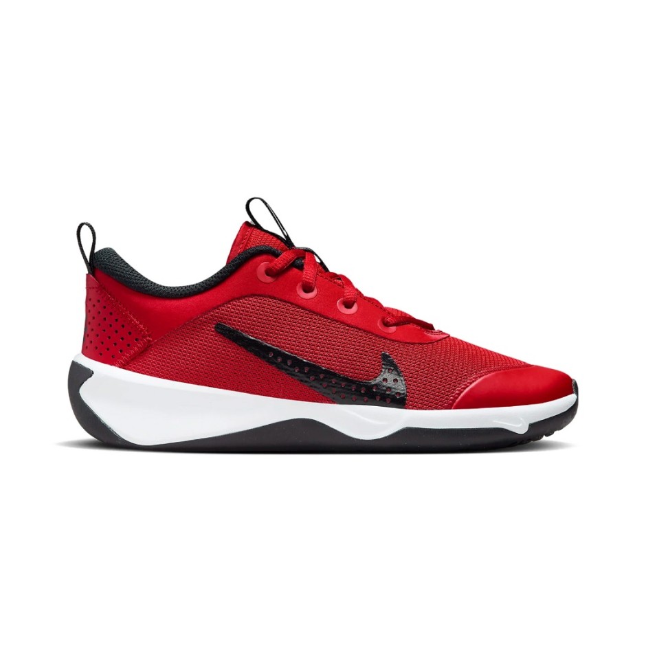 Nike Omni Κόκκινο - Εφηβικά Παπούτσια Μπάσκετ Εσωτερικού Χώρου