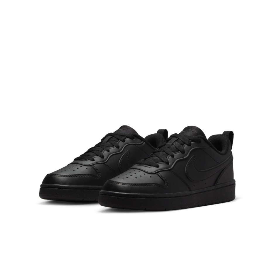 Nike Court Borough Low Recraft Μαύρο - Εφηβικά Sneakers